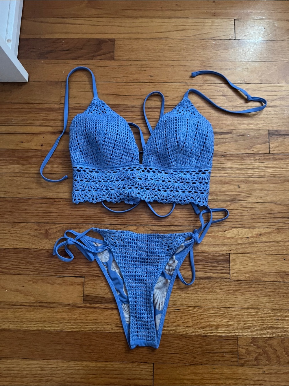 Aerie bikini crocheted